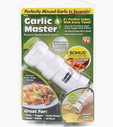 Garlic Master Premium Quality Garlic Cutter As Seen on TV (Sealed/Never  Opened)