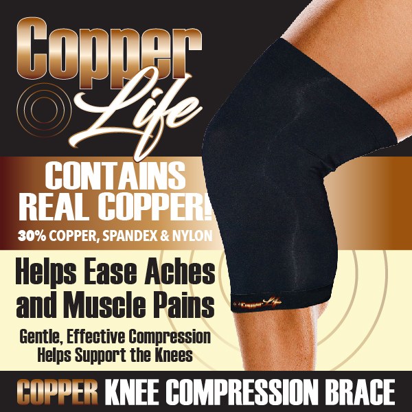 Copper Life Compression Back Brace