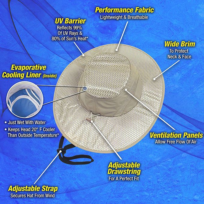 Arctic Hat Sunscreen Cooling Hat