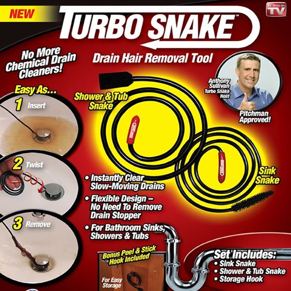 Turbo Snake™ Drain Clog Removal Tool